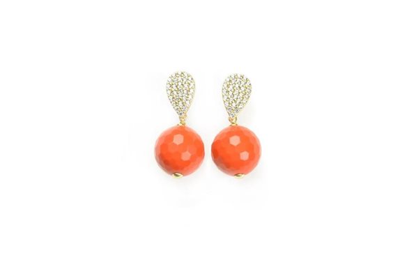Ohrringe Misis Dame Essenza in Silber Pasta di corallo OR09754AR - OR09754AR
